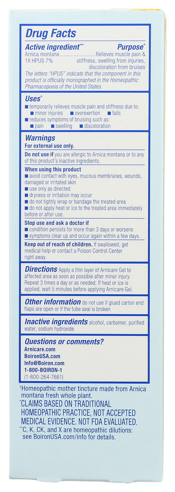 Boiron: Arnicare Gel, 4.1 Oz