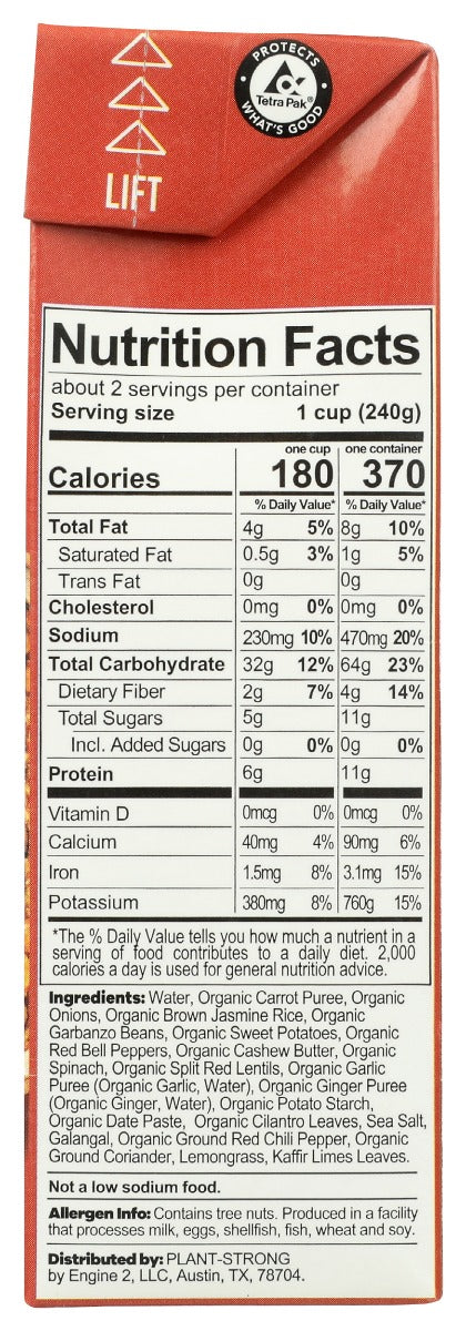 Plantstrong: Stew Chickpea Carrot Thai, 16.9 Fo