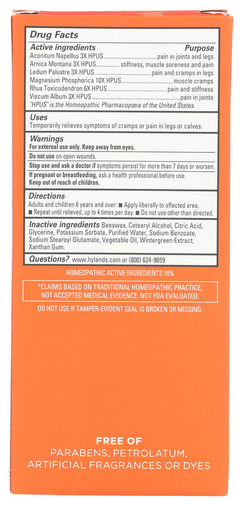 Hyland's: Leg Cramps Ointment, 2.5 Oz