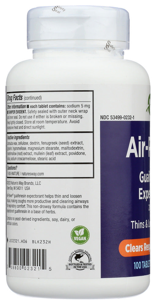 Enzyme Therapy: Air Power Expectorant, 100 Tb