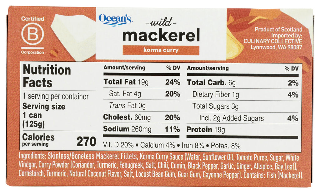 Ocean's: Mackerel Fillets, 4.41 Oz