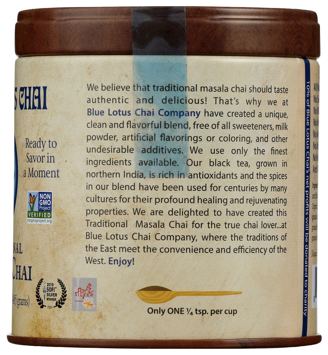 Blue Lotus Chai: Chai Masala Traditional, 3 Oz