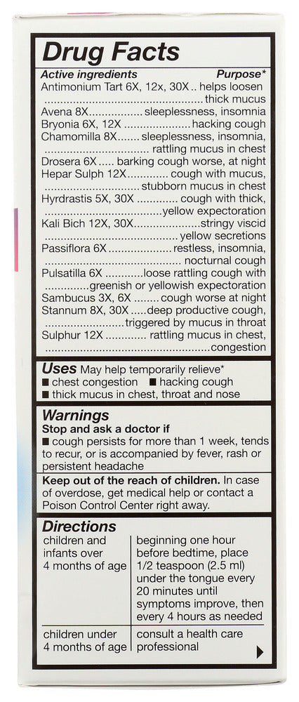 Natra Bio: Cough Kid Mucus Nighttim, 4 Fo