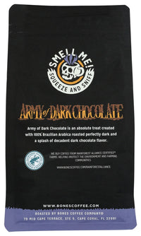 Bones Coffee Company: Coffee Grnd Army Dk Choc, 12 Oz