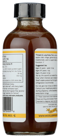 Mickelberry Gardens: Tonic Throat Lung Honey, 4 Fo