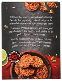 Olinas Bakehouse: Crackers Seeded Chili Lme, 4.9 Oz