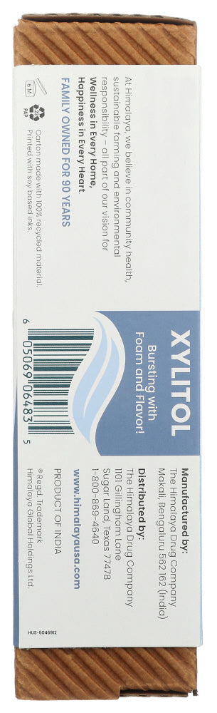 Himalaya Herbal Healthcare: Mint Xylitol Toothpaste, 4 Oz