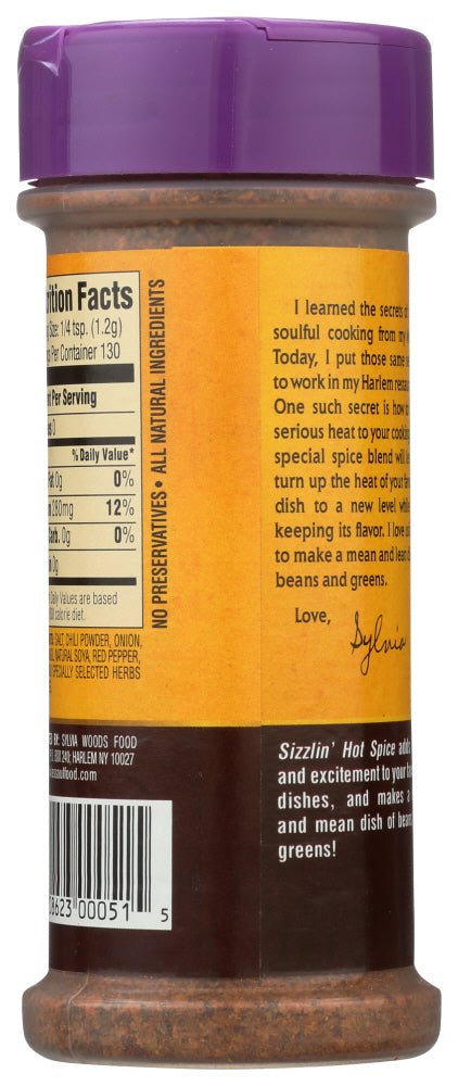 Sylvias: Ssnng Hot Spice Sizzlin, 5.5 Oz