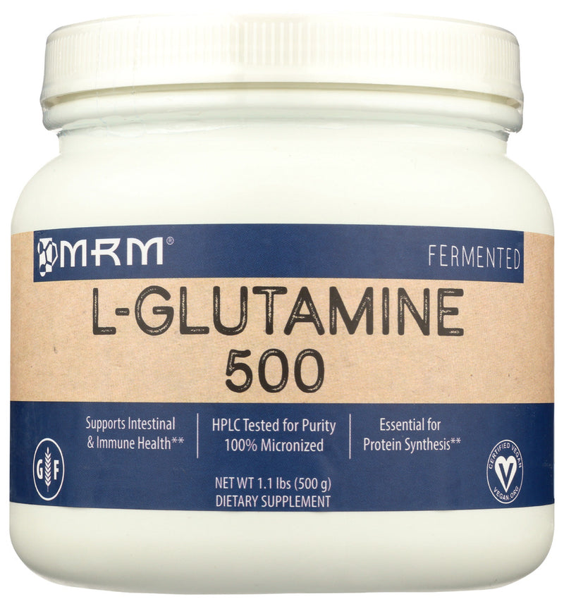 Mrm: Glutamine 500, 500 Gm