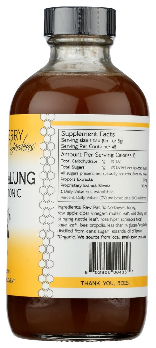 Mickelberry Gardens: Tonic Throat Lung Honey, 8 Fo