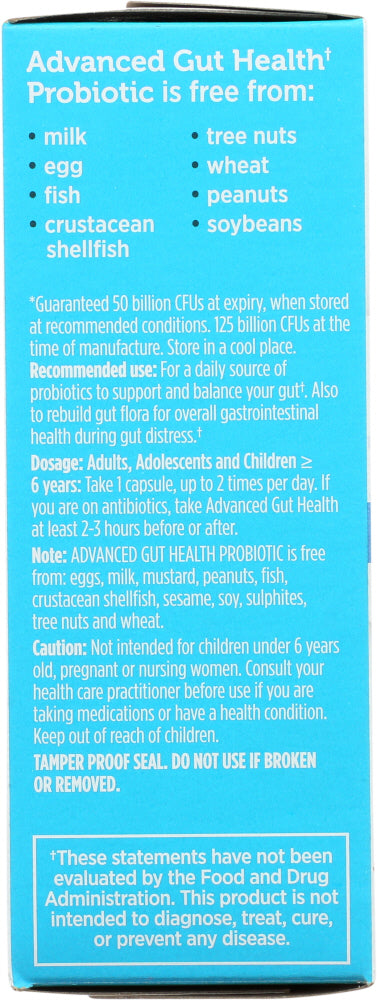 Genuine Health Usa: Advanced Gut Health Probiotic 50 Billion Cfu, 30 Vc