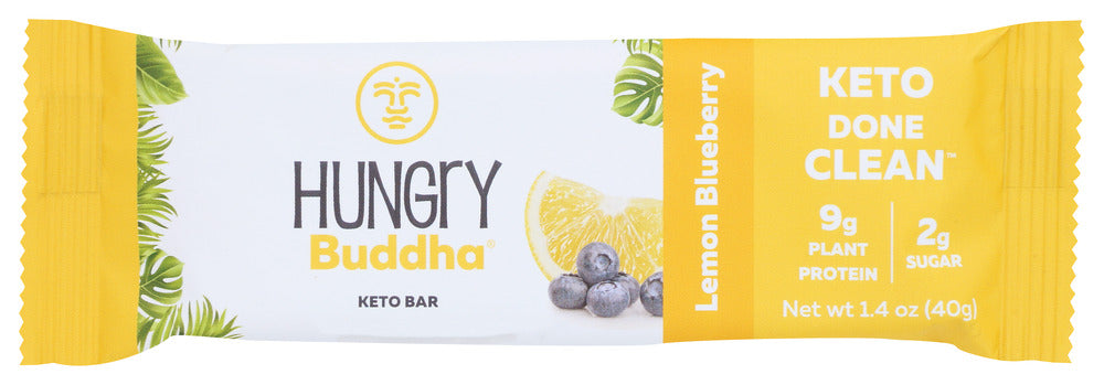 Hungry Buddha: Bar Keto Lemon Blueberry, 1.4 Oz