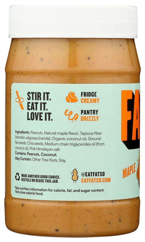 Fatso: Maple Peanut Butter Spread, 16 Oz