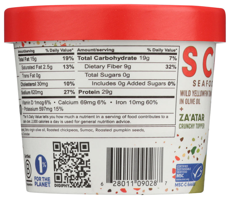 Scout: Tuna Zaatar Snack Kit, 5.1 Oz