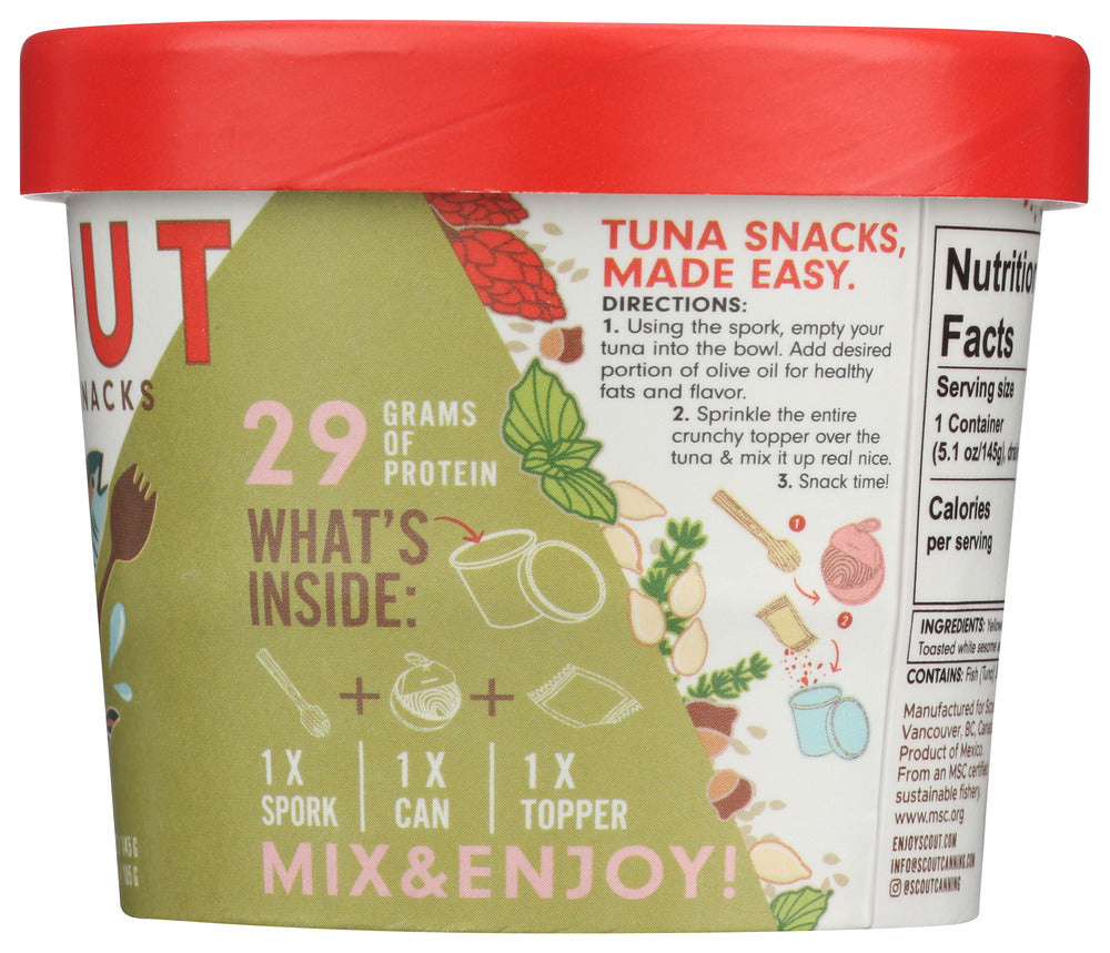 Scout: Tuna Zaatar Snack Kit, 5.1 Oz