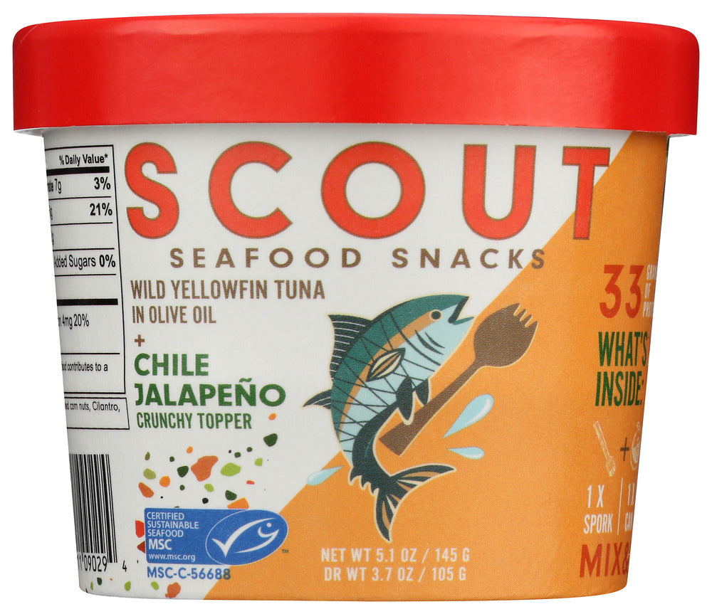 Scout: Tuna Chili Jlpn Snk Kit, 5.1 Oz