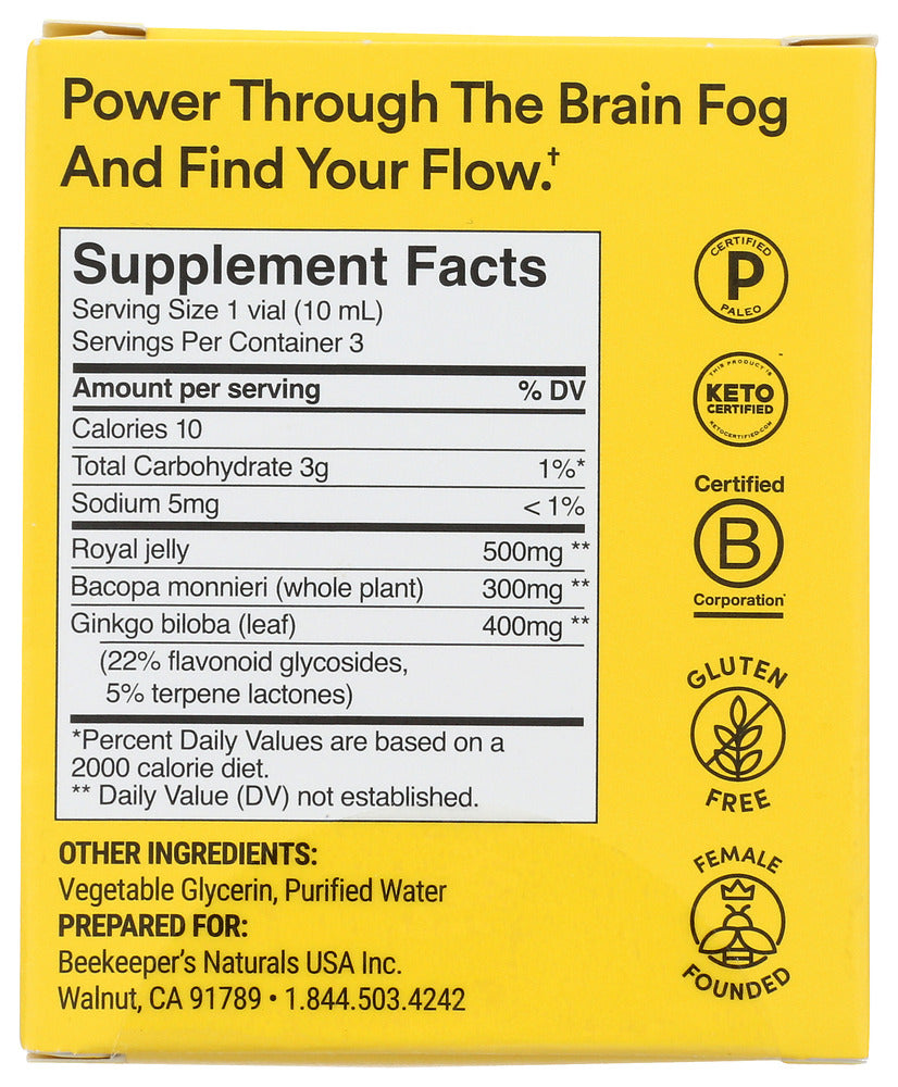 Beekeepers: B Smart Brain Fuel 3Pk, 30 Ml