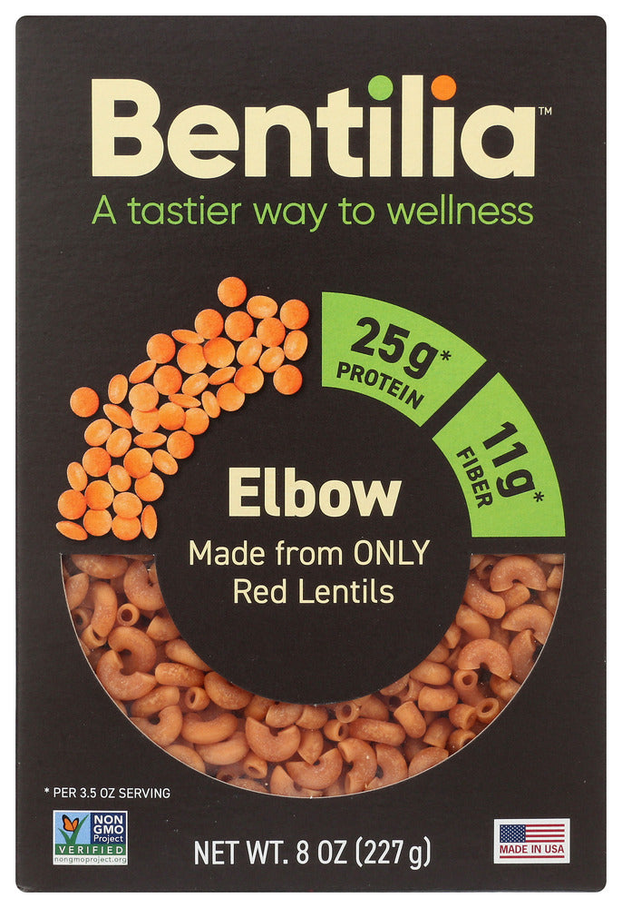 Bentilia: Red Lentil Elbow, 8 Oz