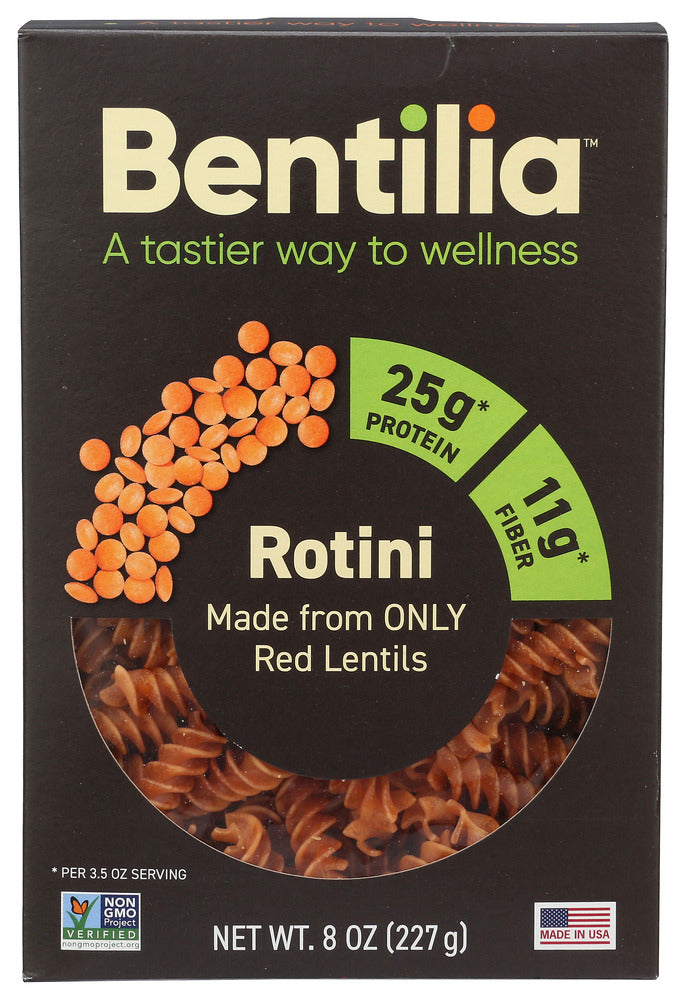 Bentilia: Red Lentil Rotini, 8 Oz