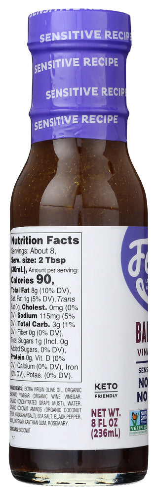 Fody Foods Co: Balsamic Vinaigrette Dressing, 8 Fo