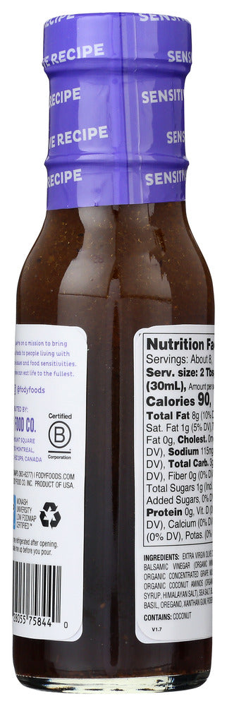 Fody Foods Co: Balsamic Vinaigrette Dressing, 8 Fo