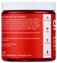 Goli Nutrition: Apple Cider Vinegar Gmmy, 30 Pc