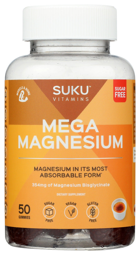 Suku Vitamins: Mega Magnesium Gummies 354 Mg, 50 Pc