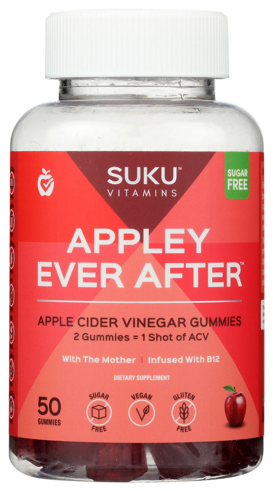 Suku Vitamins: Appley Ever After Apple Cider Vinegar Gummies, 50 Pc