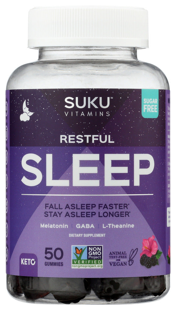 Suku Vitamins: Restful Sleep Gummies, 50 Pc