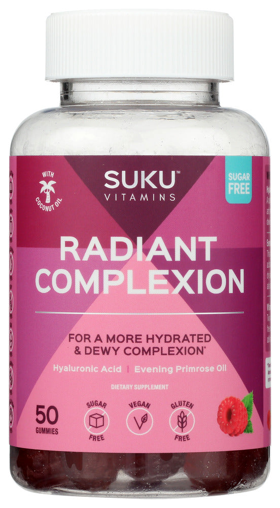 Suku Vitamins: Radiant Complexion Gummies, 50 Pc