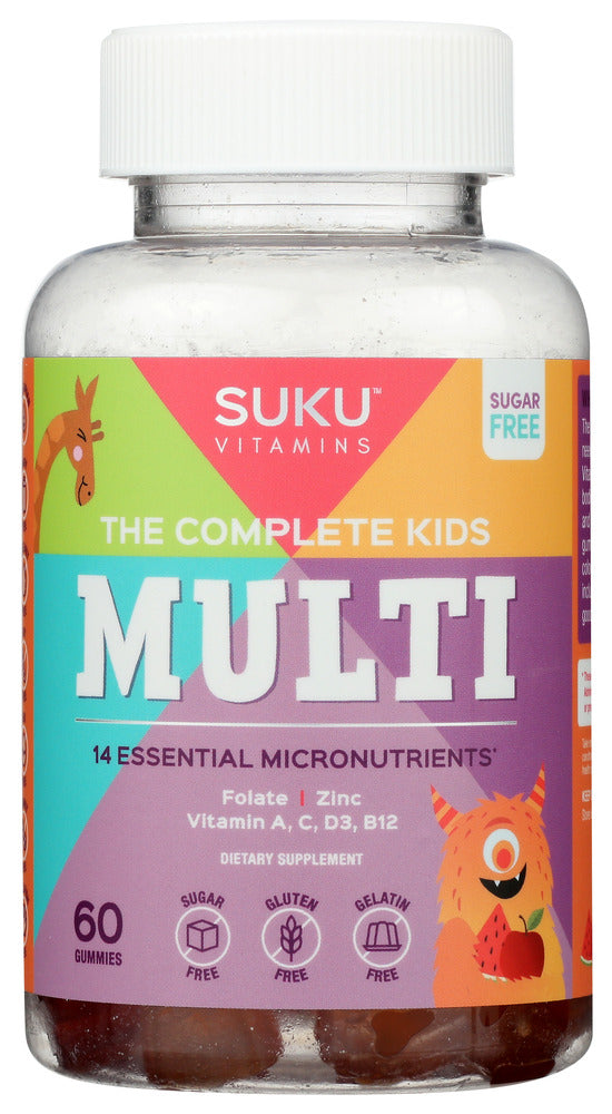 Suku Vitamins: Kids Multivitamin Gummy, 60 Pc