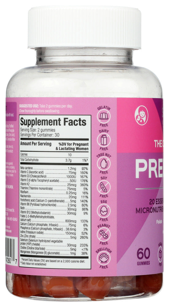 Suku Vitamins: The Complete Prenatal Gummies, 60 Pc