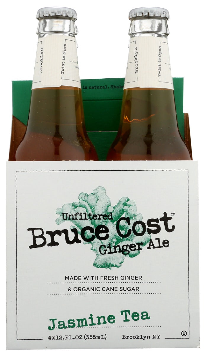 Bruce Cost Ginger Ale: Ginger Ale Jasmne Tea 4Pk, 48 Fo