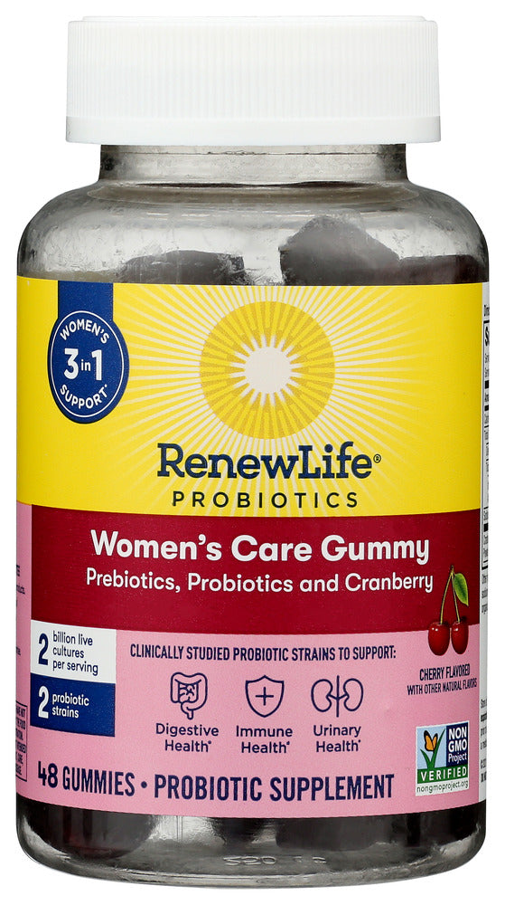 Renew Life: Probiotic Womens Care Gummy, 48 Pc