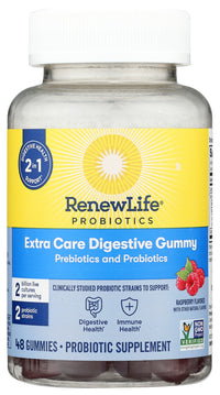 Renew Life: Probiotic Extra Care Digestive Gummy, 48 Pc