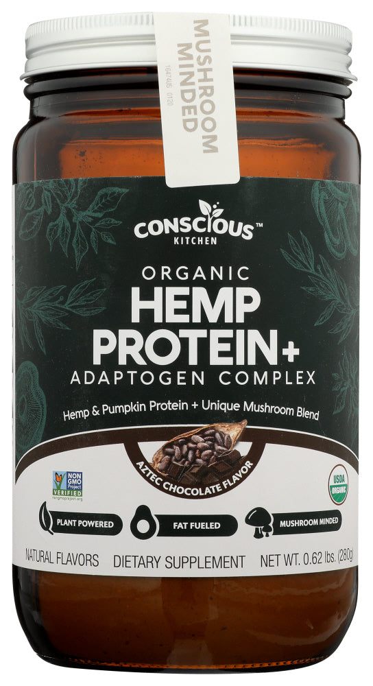 Conscious Kitchen: Hemp Protein Aztec Chocolate Organic, 280 Gm