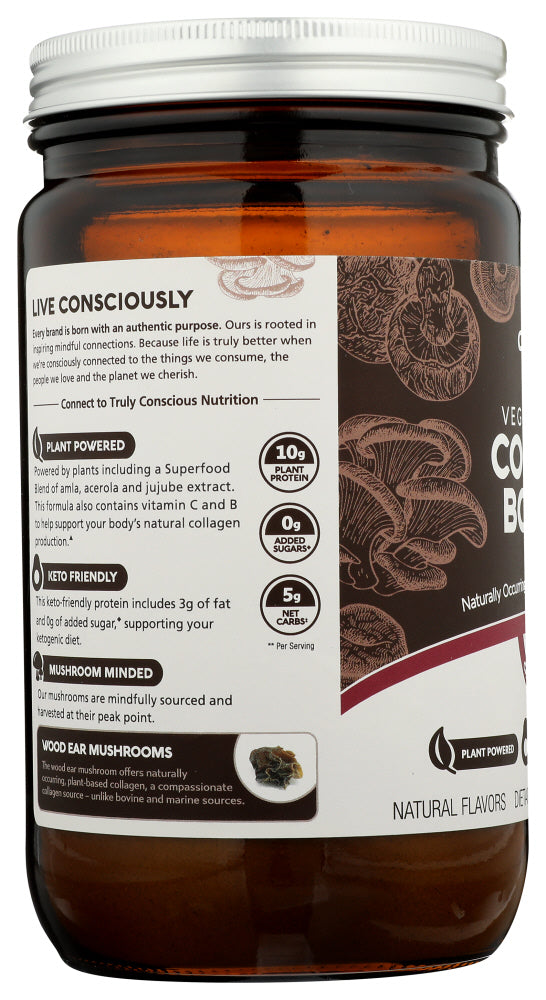 Conscious Kitchen: Chocolate Chili Vegan Protein Collagen Booster, 280 Gm