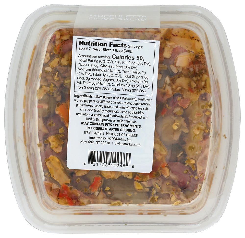 Divina: Olive Salad Muffuletta, 7.4 Oz