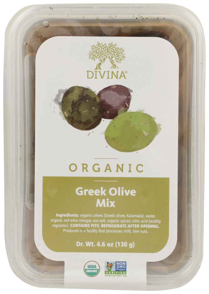 Divina: Organic Greek Olive Mix, 4.6 Oz