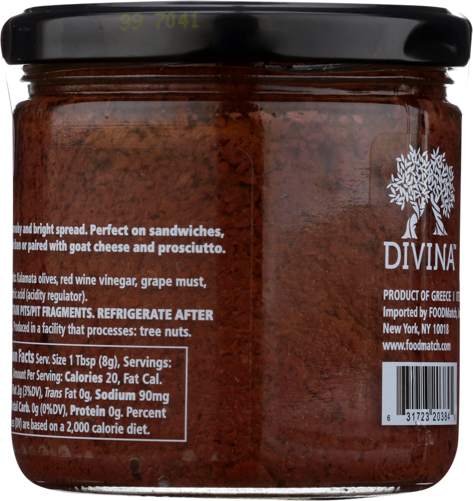 Divina: Spread Blck Olve, 7 Oz