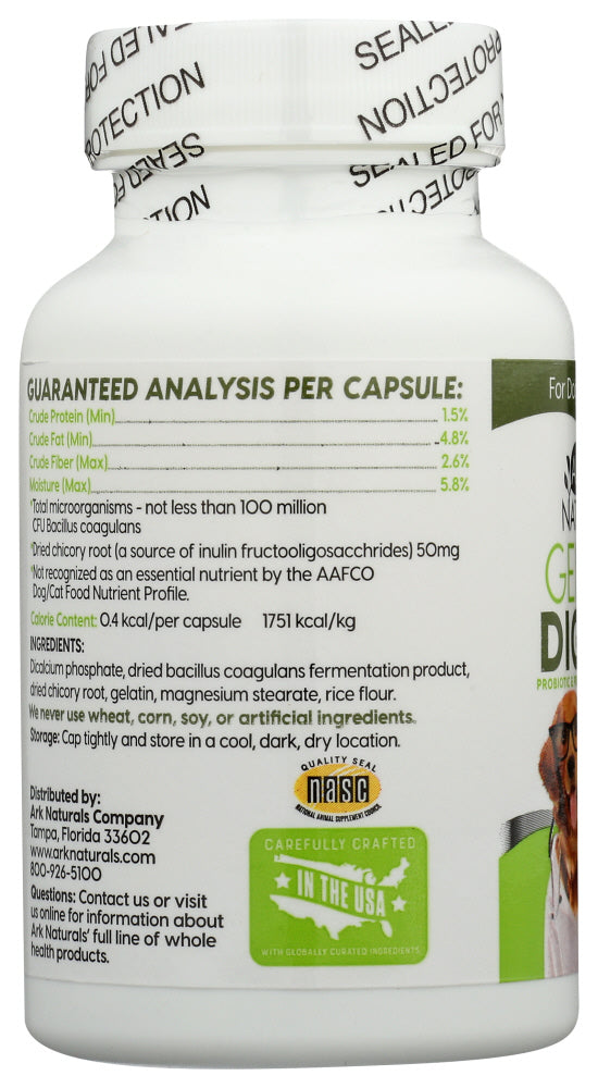 Ark Naturals: Pet Gentle Digest, 60 Cp