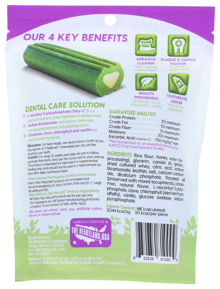 Everyday Naturals: Dog Dental Chew No Brush Toothpaste Small, 10 Oz