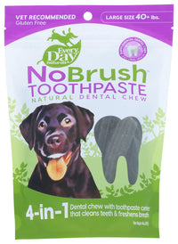 Everyday Naturals: Dog Dental Chew No Brush Toothpaste Large, 14 Oz