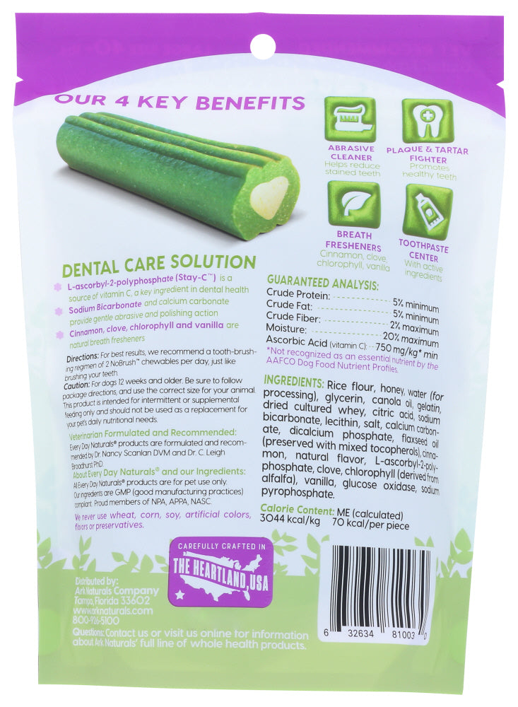 Everyday Naturals: Dog Dental Chew No Brush Toothpaste Large, 14 Oz