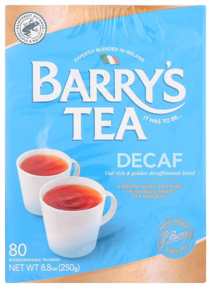 Barrys: Decaf Blend 80 Teabag, 8.8 Oz