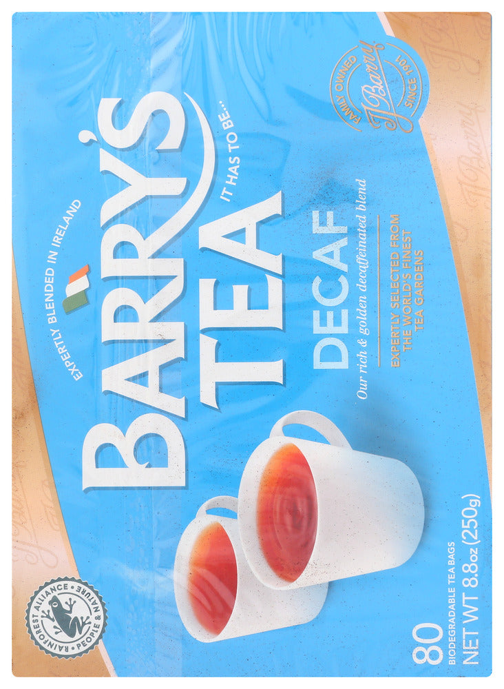 Barrys: Decaf Blend 80 Teabag, 8.8 Oz