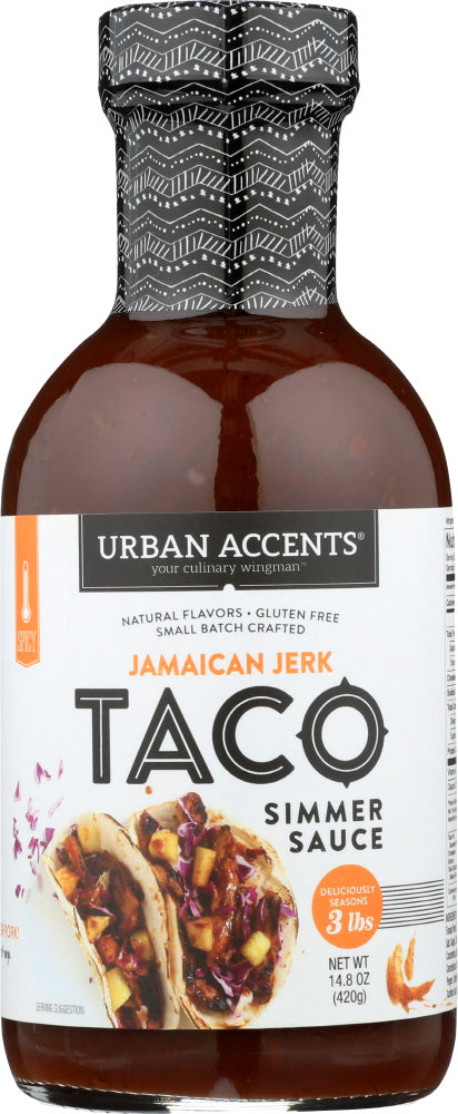 Urban Accents: Jamaican Jerk Taco Sauce, 14.8 Oz