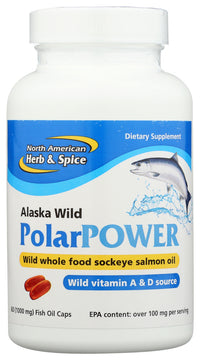 North American Herb: Fish Oil Polar Pwr 1000Mg, 60 Sg