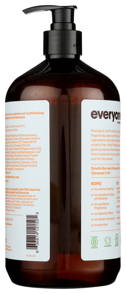 Everyone: 3-In-1 Citrus & Mint Soap, 32 Oz