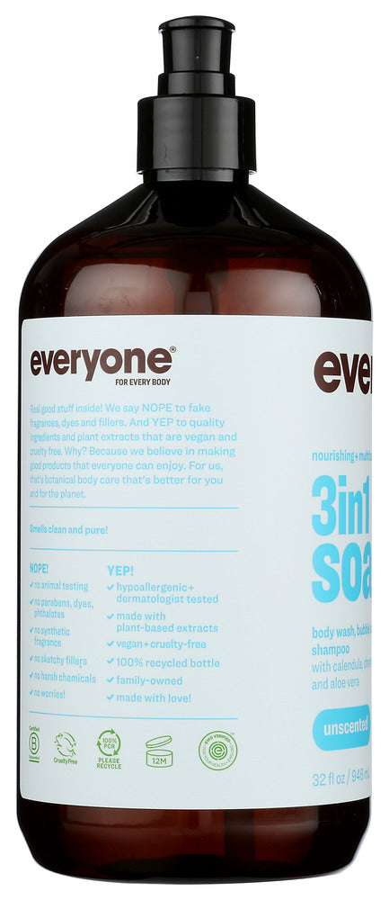 Everyone: Soap Liquid Everyone Unscented, 32 Oz